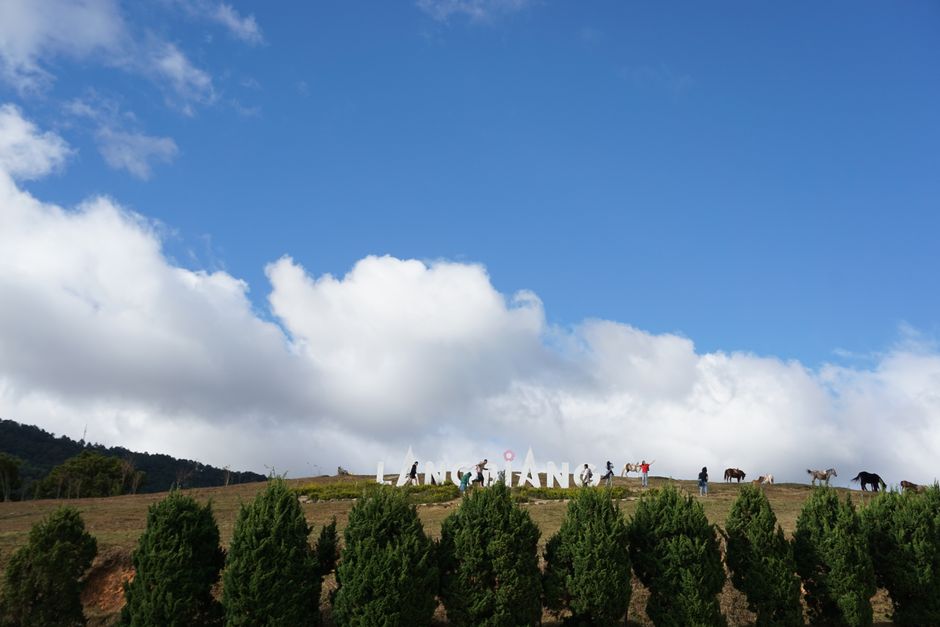 langbiang mountain view