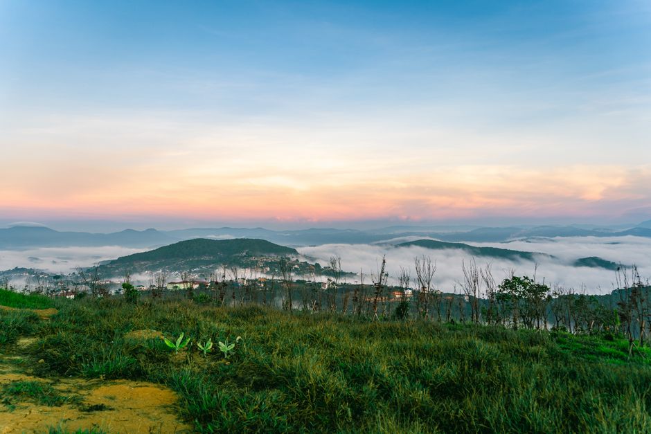 langbiang mountain sunrise